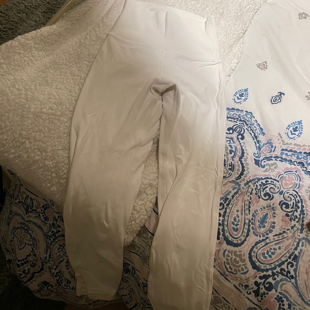 Lululemon white align II leggings